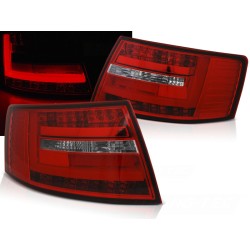 AUDI A6 C6 SEDAN 04-08 - zadní LED světla červeno bílá 7-pin LED BAR