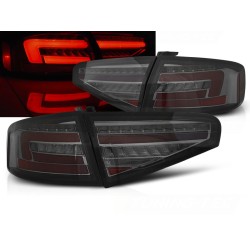 AUDI A4 B8 12-15 SEDAN - zadní LED světla kouřová s dynamickým blinkrem