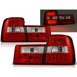 BMW E34 88-95 SEDAN - zadní LED světla červeno bílá