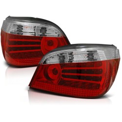 BMW E60 03-07 SEDAN - zadní LED světla červeno bílá