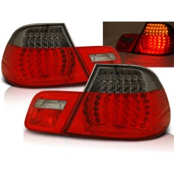 BMW E46 99-03 COUPE - zadní LED světla červeno kouřová