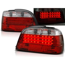 BMW E38 94-01 SEDAN - zadní LED světla červeno bílá