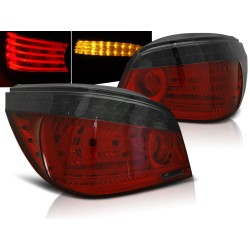 BMW E60 03-07 SEDAN - zadní LED světla červeno kouřová