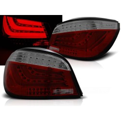 BMW E60 03-07 SEDAN - zadní LED světla červeno kouřová LED BAR