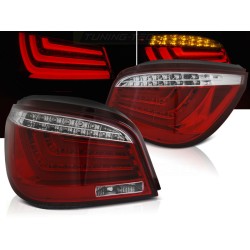 BMW E60 03-07 SEDAN - zadní LED světla červeno bílá LED BAR