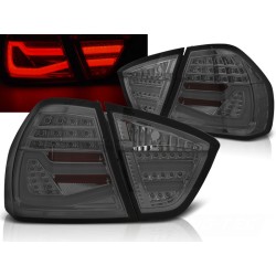 BMW E90 05-08 SEDAN - zadní LED světla kouřová LED BAR