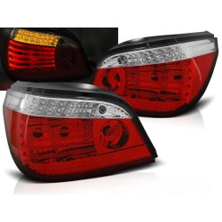 BMW E60 07-09 SEDAN - zadní LED světla červeno bílá s dynamickým blinkrem