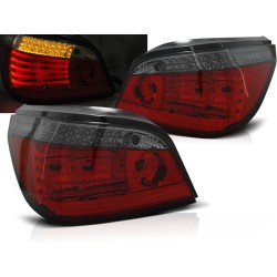 BMW E60 07-09 SEDAN - zadní LED světla červeno kouřová s dynamickým blinkrem