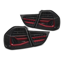 BMW E90 2009-2011 - zadní LED BAR světla ČERNÁ SEQ