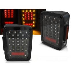 CHRYSLER JEEP WRANGLER JK 07-18 - zadní LED světla černá