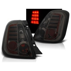 FIAT 500 07- - zadní LED světla kouřová