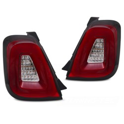 FIAT 500 2015-2020 - - zadní LED BAR světla červená