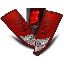 FORD FOCUS MK1 98-04 HTB - zadní LED světla červeno bílá