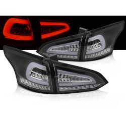 FORD FOCUS 3 11-18 SW - zadní LED světla ČERNÁ