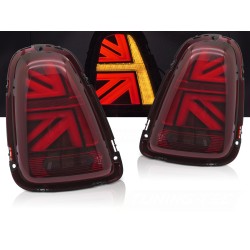 Mini Cooper R56/R57/R58/R59 2006-2014, zadní LED světla červená