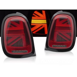 Mini Cooper F55/F56/F57 6-PIN 2014-2017, zadní LED světla ČERVENÁ