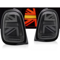 Mini Cooper F55/F56/F57 6-PIN 2014-2017, zadní LED světla KOUŘOVÁ