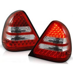 MERCEDES W202 C-KLASA 93-00 SEDAN - zadní LED světla červeno bílá