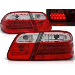 MERCEDES W210 E-KLASA 95-02 SEDAN - zadní LED světla červeno bílá