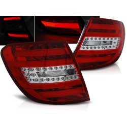 MERCEDES C-KLASA W204 07-10 COMBI - zadní LED světla červeno bílá LED BAR