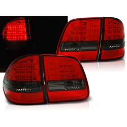 MERCEDES W210 E-KLASA 95-02 COMBI - zadní LED světla červeno kouřová