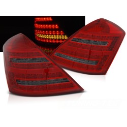 MERCEDES W221 S-KLASA 05-09 - zadní LED světla červeno kouřová s dynamickým blinkrem