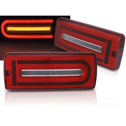 MERCEDES W461/W463 G-CLASS 90-18 - zadní LED světla červeno bílá