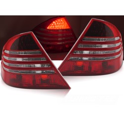 Mercedes W220 S-Class 09/1998-05/2005 - zadní LED světla červená kouřová