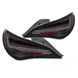 Mercedes CLA C117 / X117 2013-2019 - zadní LED světla černá SEQ red bar s OEM LED