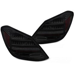 Mercedes třídy C W205 2014-2021 - zadní LED světla kouřová SEQ pro model s OEM žárovkovými světly