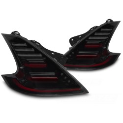 NISSAN 370Z 2008-2020 - zadní FULL LED světla černé kouřové