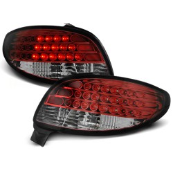 PEUGEOT 206 98- 3D/5D - zadní LED světla červeno bílá