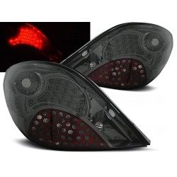 PEUGEOT 207 3D/5D 06-09 - zadní LED světla kouřová