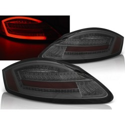 PORSCHE BOXSTER 987 / CAYMAN 05-08 - zadní LED světla kouřová LED BAR s dynamickým blinkrem