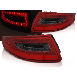 PORSCHE 911 997 04-09 - zadní LED světla červeno kouřová