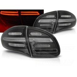 PORSCHE CAYENNE 10-15 - zadní LED světla černá LED BAR s dynamickým blinkrem