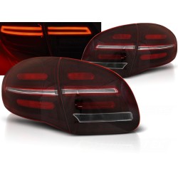 PORSCHE CAYENNE 10-15 - zadní LED světla červeno bílá LED BAR s dynamickým blinkrem