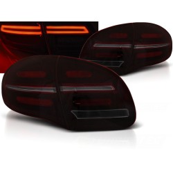 PORSCHE CAYENNE 10-15 - zadní LED světla červeno kouřová LED BAR s dynamickým blinkrem