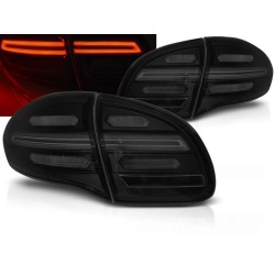 PORSCHE CAYENNE 10-15 - zadní LED světla černo kouřová LED BAR s dynamickým blinkrem