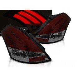 SUZUKI SWIFT V 10-17 - zadní LED světla červeno kouřová LED BAR