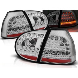 VW GOLF 5 03-09 HTB. - zadní LED světla chrom
