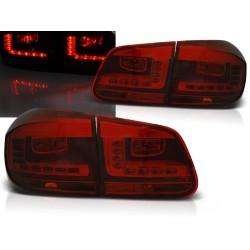 VW TIGUAN 11-15 - zadní LED světla červeno kouřová