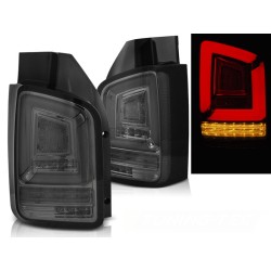 VW T5 10-15 - zadní LED světla kouřová LED BAR s dynamickým blinkrem