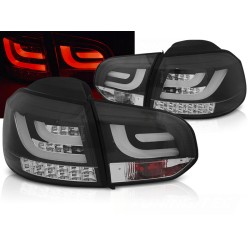 VW GOLF 6 08-12 - zadní LED světla černé LED BAR