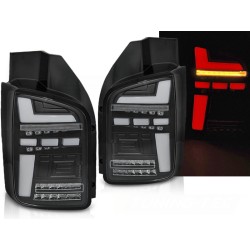 VW T5 10-15 Zadní světla LED BAR dynamický blikač, černé