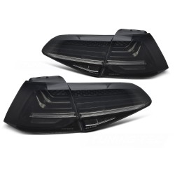 Volkswagen Golf VII 2013-2019 - Zadní LASER LED světla KOUŘOVÁ SEQ