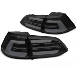 Volkswagen Golf VII Variant 2013-2017 - zadní LED BAR světla černá/kouřová SEQ