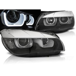 BMW X1 E84 12-14 - přední černá světla TUBE LIGHT U-typ pro xenon