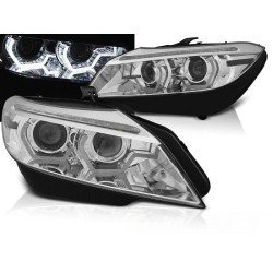 BMW Z4 E89 09-13 - přední chrom světla s LED 3D pro xenon a dynamickým blinkrem
