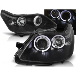 CITROEN C4 04-10 - přední černá světla ANGEL EYES